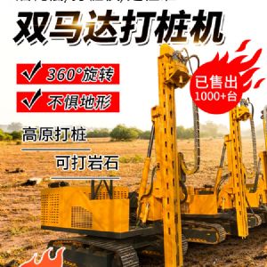 雙液壓雙馬達(dá)打樁機